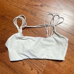 mikoh white bikini top